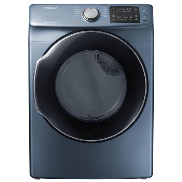 Samsung 7.5 cu. ft. Gas Dryer with Steam in Azure Blue, ENERGY STAR