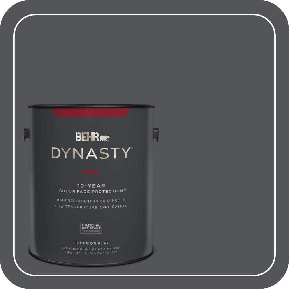 1 gal. #N510-6 Orion Gray Flat Exterior Stain-Blocking Paint & Primer price history on PriceWatchPro