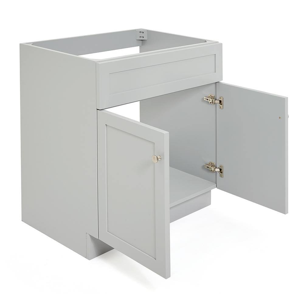 Hamlet 30" Gray Solid Wood Single Vanity Cabinet