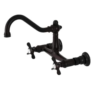 Essex 2-Handle Wall-Mount Bathroom Faucet in Oil Rubbed Bronze