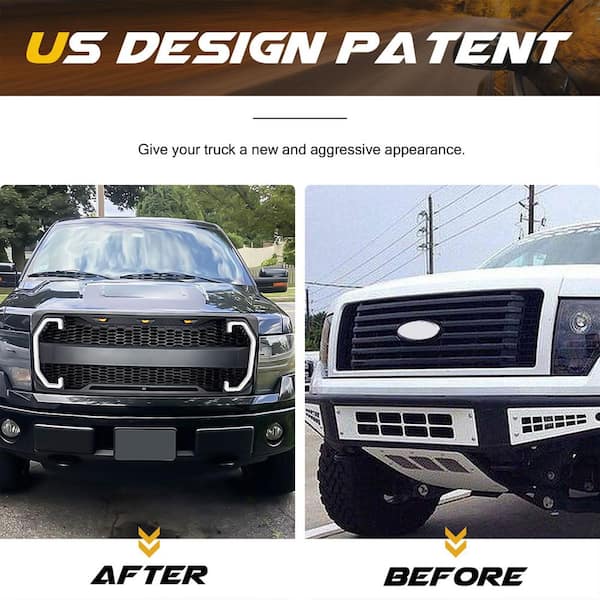 AM AMERICAN MODIFIED Raptor Style Mesh Grille Compatible with 09
