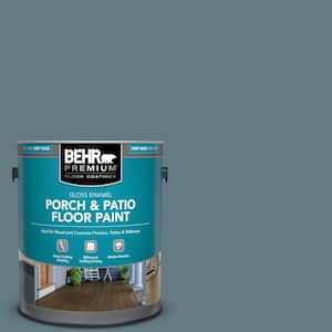1 gal. #540F-5 Smokey Blue Gloss Enamel Interior/Exterior Porch and Patio Floor Paint