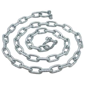Extreme Max 3006.6572 BoatTector Galvanized Steel Anchor Chain - 5/16 x 5' with 3/8 Shackles
