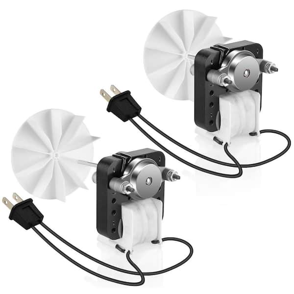 2 Pack Universal Bathroom Fan Motor SM550 50CFM 120-Volt 0.29A 3000RPM for Nutone Broan Vent Exhaust Replace