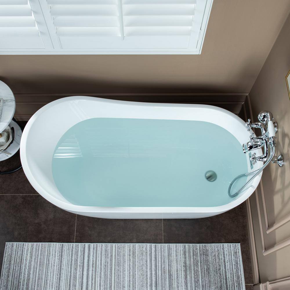 Aether Chrome 3 Handle Wall Roman Tub Faucet with Diverter