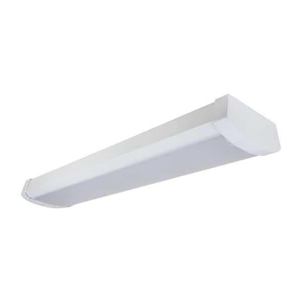 Commercial Electric 24 in. 2,000 Lumens Integrated LED White Wraparound
