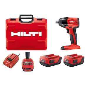 SIW 6AT 22V Lithium-Ion Cordless Impact Wrench Kit with Adaptive Torque Module, 4.0 Ah Batteries, Charger and Case