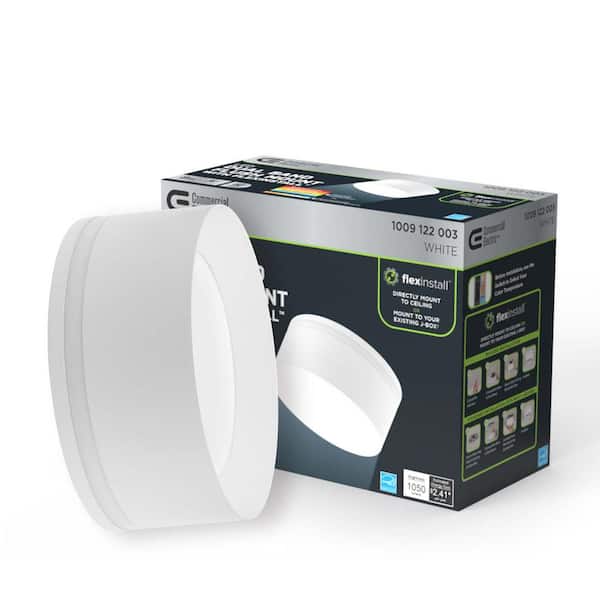 Flexinstall LED 8 in. White Dual Band Recessed Ceiling Light for Home with 5CCT + DuoBright Dimming