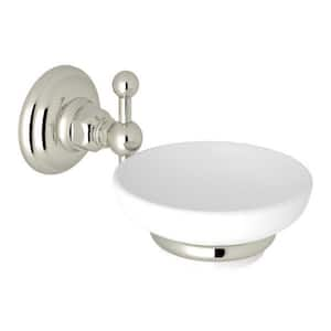 Wall Mounted Soap Dish in Polished Nickel