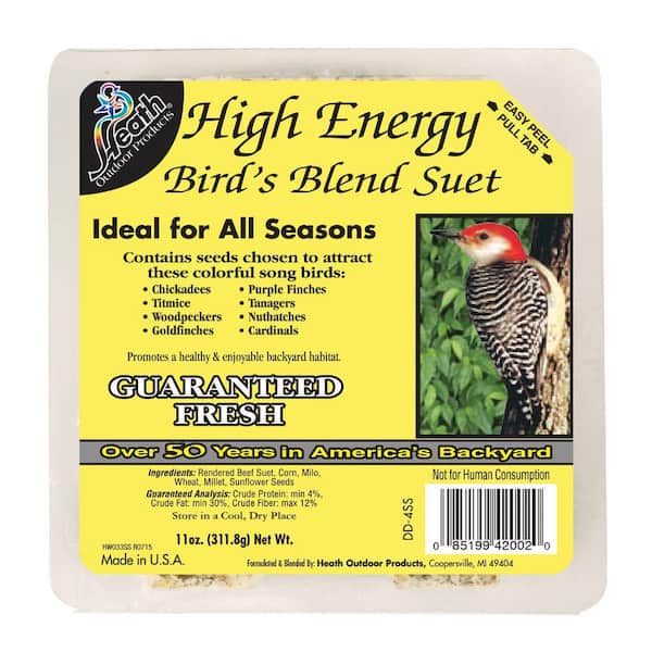 Heath Outdoor Products Peanut Crunch Suet Case of 12 for all types of Wild Birds Heath Outdoor Products Peanut Crunch Suet Case of 12 for all types of Wild Birds