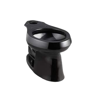 Wellworth Round Toilet Bowl Only in Black Black