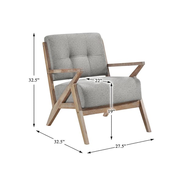 Nautica accent chair with 2024 wood legs