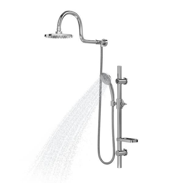 Handheld Shower Kit with Glide Bar for Freedom Showers, height adjustable