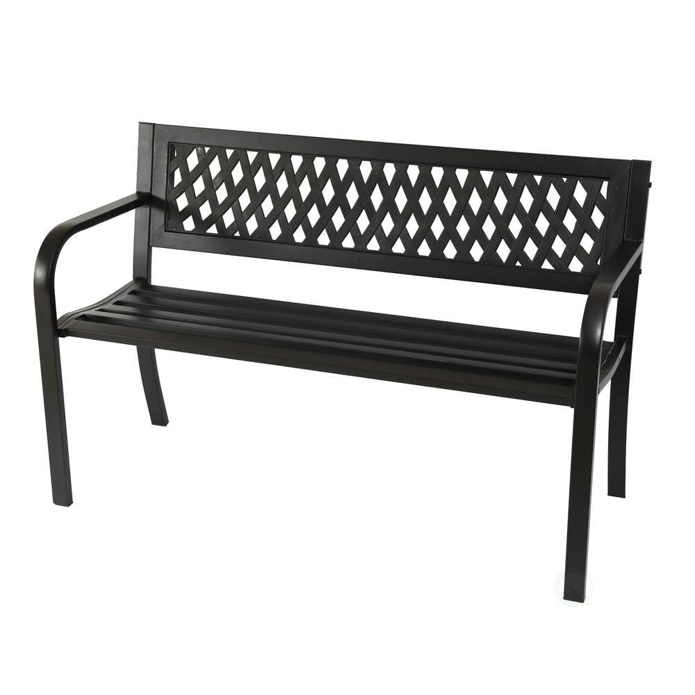 patio steel bench