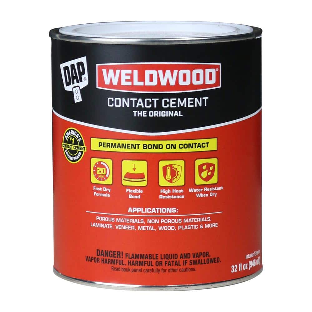DAP Weldwood Contact Adhesive Top & Trim HHR Solvent Type Spray Grade 5  GALLON