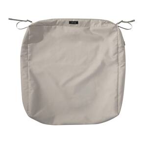 Ravenna 25 in. W x 27 in. D x 5 in. Thick Mushroom Outdoor Lounge Chair/Loveseat Cushion Cover