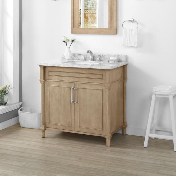 Home Decorators Collection Aberdeen 36, 36 X 22 White Bathroom Vanity