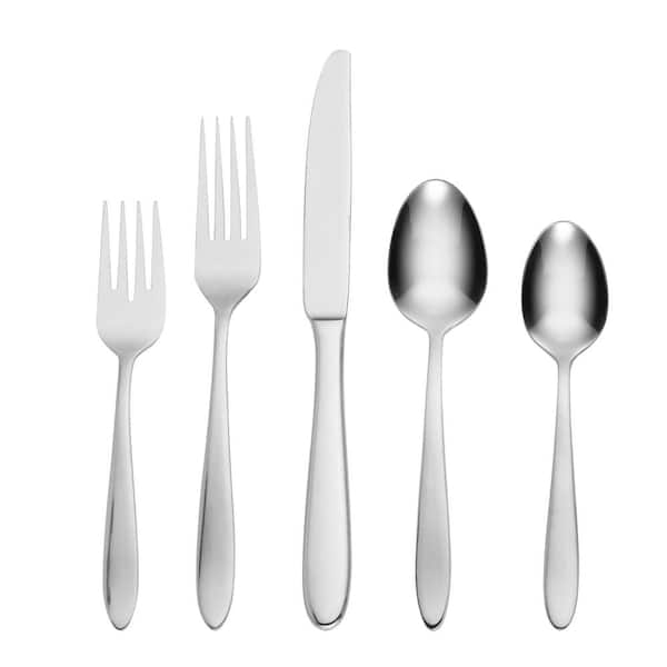 Oneida Moon Crest 65-Piece Silver 18/0-Stainless Steel Flatware Set ...