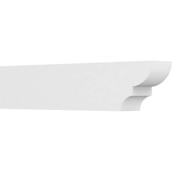 Ekena Millwork 5 in. x 8 in. x 36 in. Ridgewood PVC Rafter Tail Brace