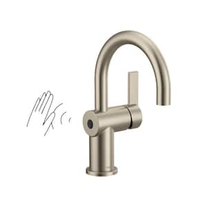Cia Motionsense Wave Touchless Single-Hole Bathroom Faucet in Brushed Nickel