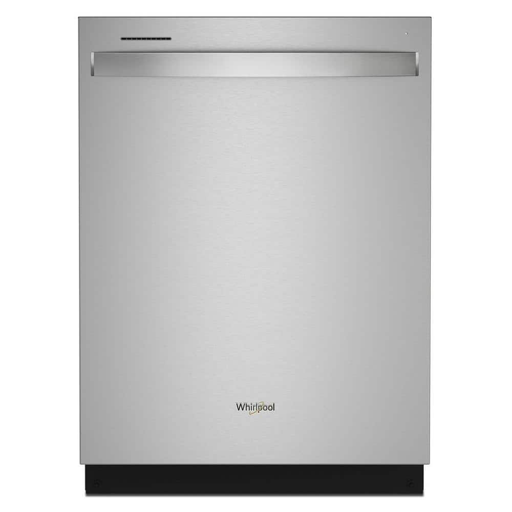 Whirlpool 24 in. Fingerprint Resistant Stainless Steel Top Control Built-In  Tall Tub Dishwasher with Third Level Rack, 47 dBA WDT750SAKZ - The Home 
