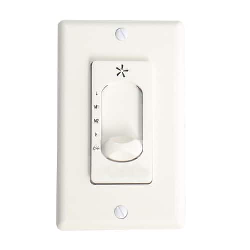 Tilo 30 in. Indoor Brushed Steel Ceiling Fan with Wall Control Ceiling Fans Without Lights