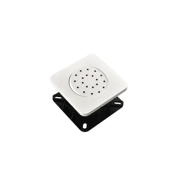 Tahanbath Concealed Installation Body Jet Shower Spa Square Massage Jets Spray Body Shower Bodyspray (3-Pieces)
