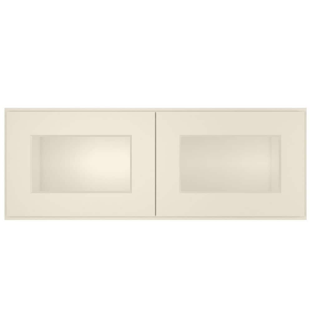 33 in. W X 12 in. D X 12 in. H in Antique White Plywood Ready to Assemble Wall Kitchen Cabinet with 2-Doors price history on PriceWatchPro