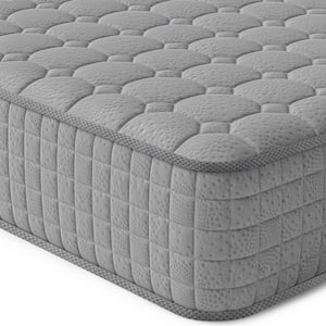 Original Hybrid Series Twin Medium Memory Foam Tight Top 8 in. Grey Mattress