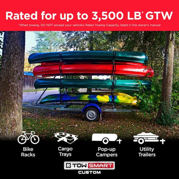 Custom 2 in. Hitch Receiver for Jeep Wrangler