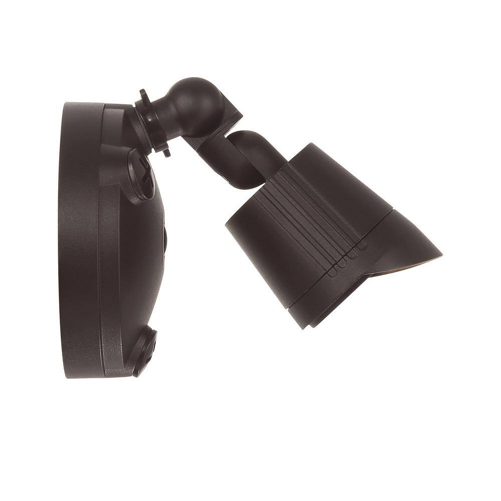 Bronze Integrated LED Single Flood Security Light