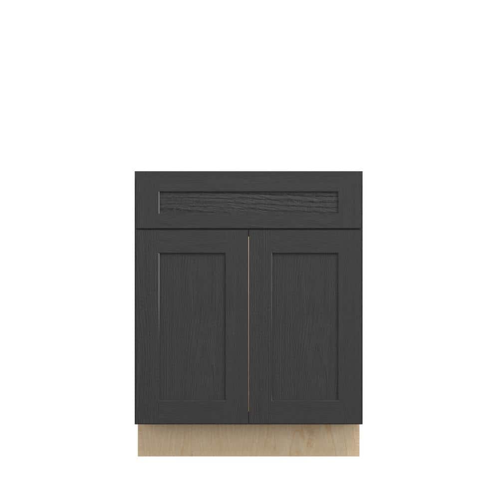 Jamestown Recessed 27 in. W x 34.5 in. H x 24 in. D in Espresso Plywood Assembled Sink Base Cabinet price history on PriceWatchPro
