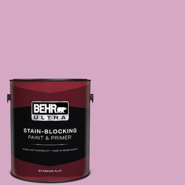 BEHR ULTRA 1 gal. #M120-4 Heart to Heart Flat Exterior Paint & Primer