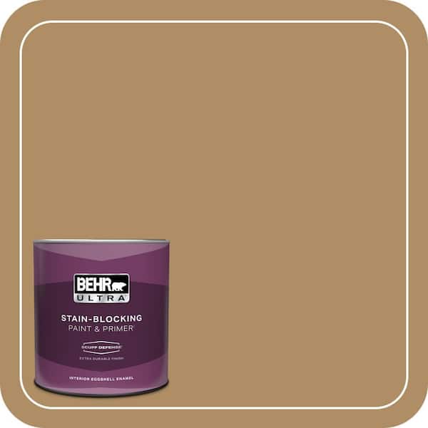 BEHR ULTRA 1 qt. #300F-5 Brown Rabbit Extra Durable Eggshell Enamel Interior Paint & Primer