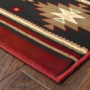 Catskill Red 7 ft. x 10 ft. Area Rug