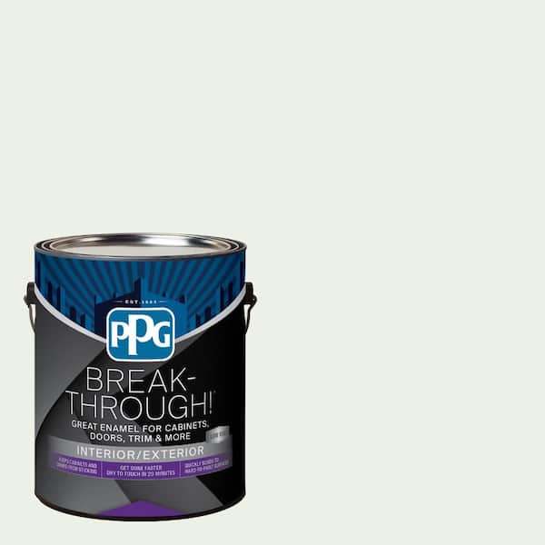 Break-Through! 1 gal. PPG1224-1 Alaskan Mist Semi-Gloss Door, Trim & Cabinet Paint