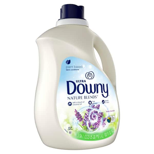 Downy ultra mountain spring fabric conditioner 129 fl oz jug Downy Nature Blends 103 Oz Honey Lavender Scent Liquid Fabric Softener 120 Loads 003700076127 The Home Depot