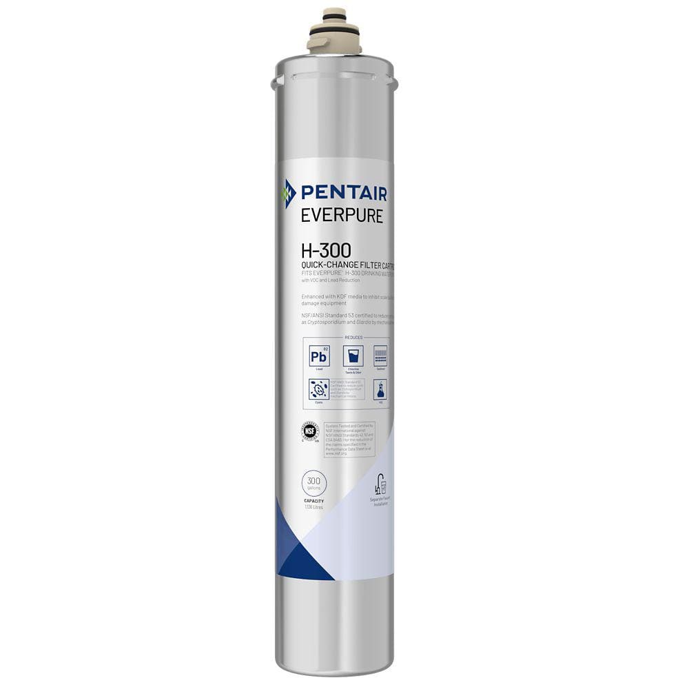 PENTAIR Everpure H-300 Under Sink Replacement Water Filter Cartridge