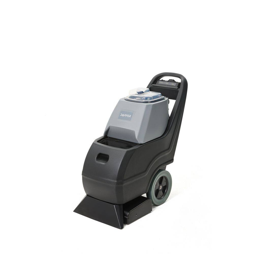 Commercial Upright Cordless Carpet Cleaner for Large Carpets in Grey