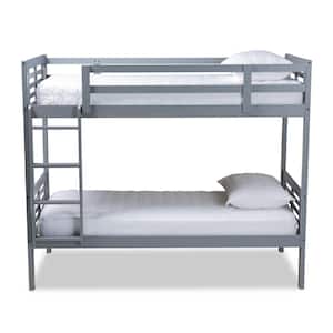 Liam Gray Twin Bunk Bed