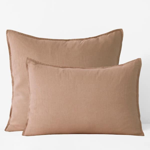 Legends Hotel Clay Washed Linen Standard Sham
