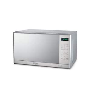 17.3 in. Width 0.7 cu. ft. 700-Watt Countertop Microwave Oven in Stainless Steel