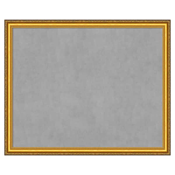 Amanti Art Colonial Embossed Gold 44 in. x 36 in. Framed Magnetic Board