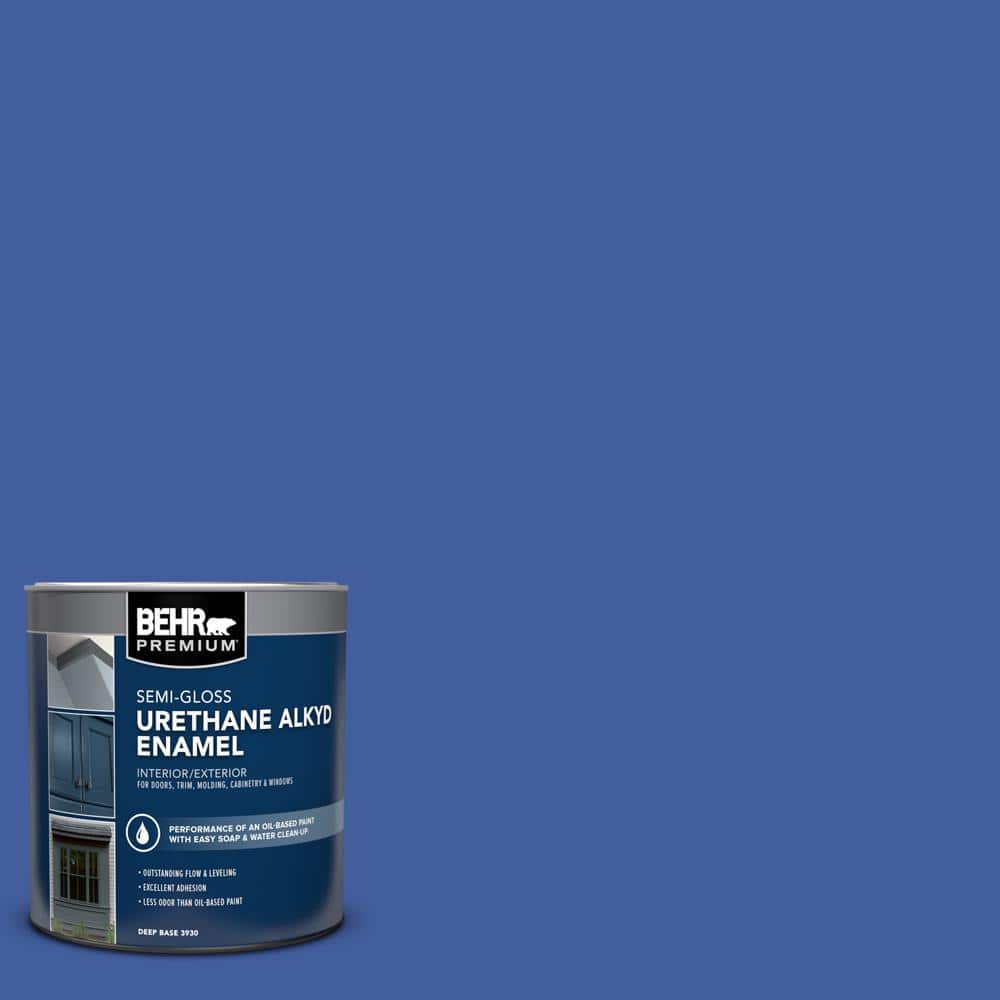 1 qt. #BIC-21 Blue Dahlia Semi-Gloss Enamel Urethane Alkyd Interior/Exterior Paint price history on PriceWatchPro