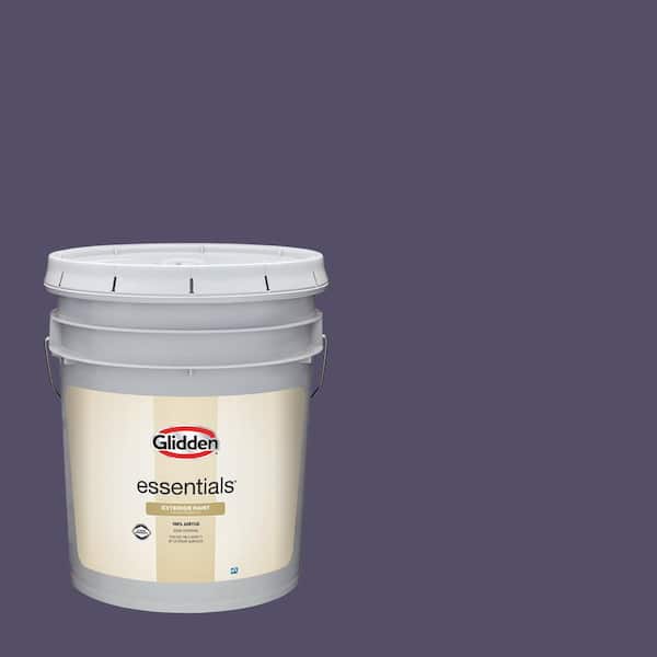 Glidden Essentials 5 gal. Magic Spell PPG1173-7 Flat Exterior Paint