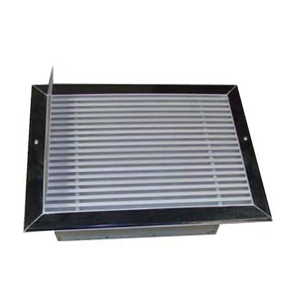 Quiet-One 14 in. x 10 in. Recessed Floor Hydronic Heater (Not electric)