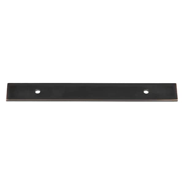 GLIDERITE 8-1/2 in. Squared Cabinet Backplate 6-1/4 in. Center to Center, 8342-128-ORB