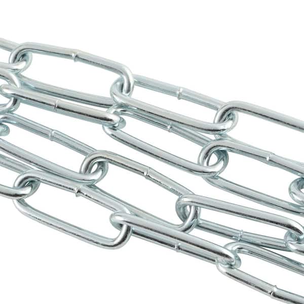 Everbilt #135 x 15 ft. Zinc Plated Steel Handy Link Chain 803102 - The Home  Depot