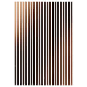 Adjustable Slat Wall 1/8 in. T x 2 ft. W x 8 ft. L Bronze Mirror Acrylic Decorative Wall Paneling (22-Pack)