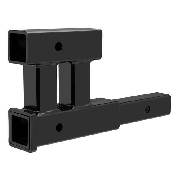 Maxxhaul Trailer Hitch Dual Tow Hitch Extension Reciever Gtw Capacity Black Size